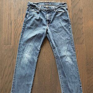 LUCKY Brand 363 Straight Distressed Men's Jean 36/32